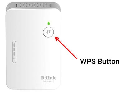 dlink extender wps button